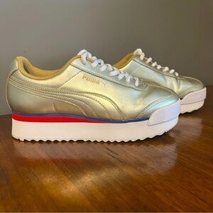 PUMA Women's Gold Platform Sneakers